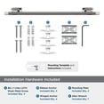 thumbnail image 5 of Amerock Esquire Polished Nickel/Gunmetal 18 inch (457mm) Towel Bar, 5 of 8