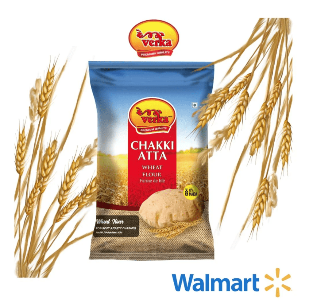 Verka Chakki Atta, 10lbs, Wheat Flour, 0% Maida