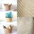 thumbnail image 5 of URMAGIC Household Portable Natural Plant Handmade Woven Flower Pot Jute Cloth Simple Desktop Storage Basket, 5 of 9