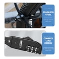 thumbnail image 5 of OFFIGAM Black Combination Bike Lock with Cable and Tie for Mountain Bikes, Anti-Theft, 5 of 8