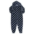 thumbnail image 3 of Gaexia Girls Flannel Romper Jumpsuit Cute Casual Loose Fit Printed Playsuit With Long Sleeves, 3 of 5
