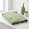 thumbnail image 5 of Unique Bargains 2 Pack Absorbent Quick Dry Hand Towels Fruit Embroidered Green 29" x 13", 5 of 6