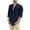Navy, variant on Mens Long Sleeve Dress Shirt Solid Color Classic Point Collar Button Up Tops Relaxed Fit Casual Summer Beach Shirts,Beige,M