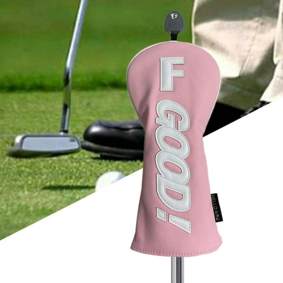 BAOSITY Wood Headcover, Golf Club Head Cover, Durable Women Men Golf Sports Golfer Gift for Golf Bag Golf Club Cover, Golf Headcover No3 Pink