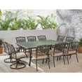 thumbnail image 3 of Hanover Traditions 11-Piece Aluminum Outdoor Dining Set, Tan, 3 of 24