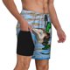 thumbnail image 2 of Fotbe Mallard Duck Swimming In A River Traje de Baño para Hombre – Shorts de Natación de Secado Rápido con Forro y Bolsillos-XX-Large, 2 of 6