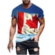 thumbnail image 2 of Tops para hombre, blusas y camisas de manga corta con cuello redondo para hombre, jersey informal con cuello redondo estampado para hombre, pantalones cortos deportivos para fitness, blusa de poliéste, 2 of 5