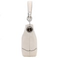 thumbnail image 3 of Bolso de hombro Hobo ALYSSA Ivory con herrajes Big Snap Hook, 3 of 7