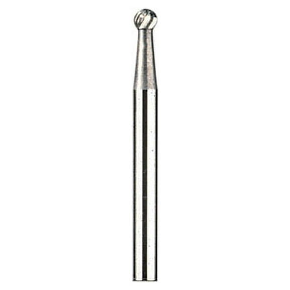 Dremel 9905 1/8 inch Round Sphere Tip Tungsten Carbide Cutter for Steel, Iron, Ceramics, Plastics, and Hard Wood