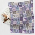 thumbnail image 6 of Rocae Lavender Flowers for Pet Blanket Dog Blanket Cat Blanket Soft Sleep for Small Medium Pet-Large, 6 of 8