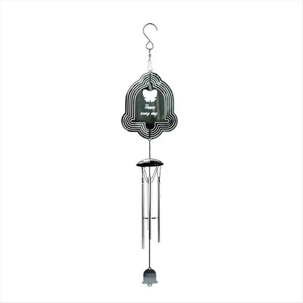 Campanas de Viento para Exteriores con Girador de Viento 3D, Regalos para Mujeres y Hombres para Campana de Jardín