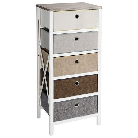 LIVEDITOR 5-Drawer Storage Organizer Closet Bedroom ...