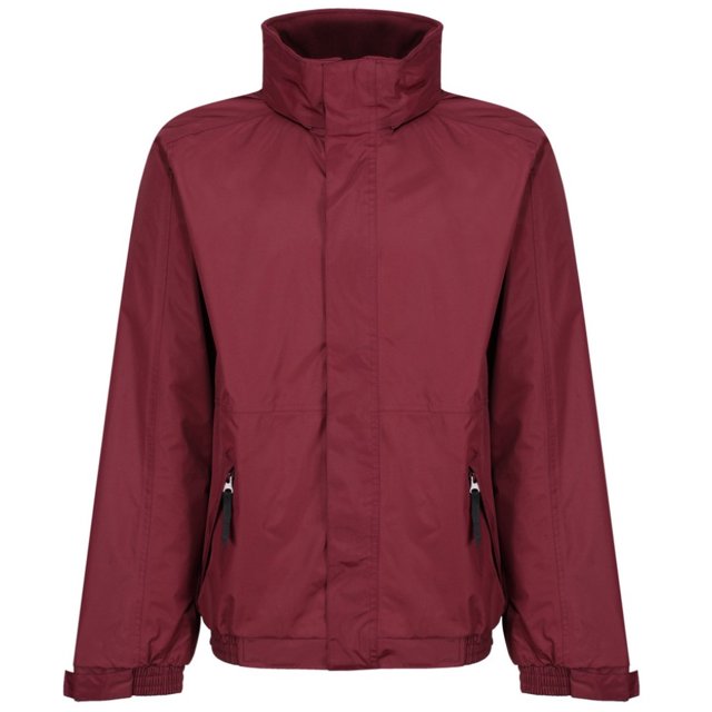 Regatta - Chaqueta impermeable resistente al viento modelo Dover para hombre (Vino)