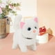 thumbnail image 5 of Juguete electrónico para gatos, peluche educativo para regalo de Navidad y cumpleaños. blanco, 5 of 9