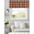 thumbnail image 4 of Modern Rustic Buffalo Plaid Valances for Windows,Kitchen Valance Rod Pocket Short Curtain, Abstract Gradient Checker Valance Curtain Window Valances for Bedroom Bathroom Living Room 42x12in, 4 of 9