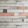 thumbnail image 2 of Craft Faux Wood Wall Panels - Peel and Stick Foam Wood - 3D Wall Panels for Fake Wood Wall - Self Adhesive 3D Wood Wallpaper (20 Pack, Shabby Chic), 2 of 4