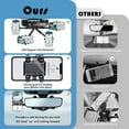 thumbnail image 3 of ASTRAEA 1 Pack Car Phone Holder, 360° Rotatable and Retractable Rear View Mirror Phone Holder for All Mobile Phones, Black, 3 of 7