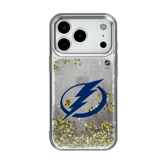 Tampa Bay Lightning Linen Logo iPhone Glitter Case