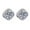 Silver, variant on hanxiulin 5mm earrings round brilliant earrings cut sterling silver 925 moissanite ear studs trendy style real silver lab diamond earrings
