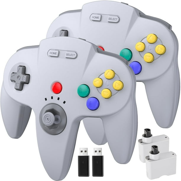 Controlador inalámbrico N64 KIWITATA para Switch OLED/Lite y PC