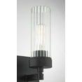 thumbnail image 3 of Norwell Lighting 2611 Lida 12" Tall Bathroom Sconce - Black, 3 of 7