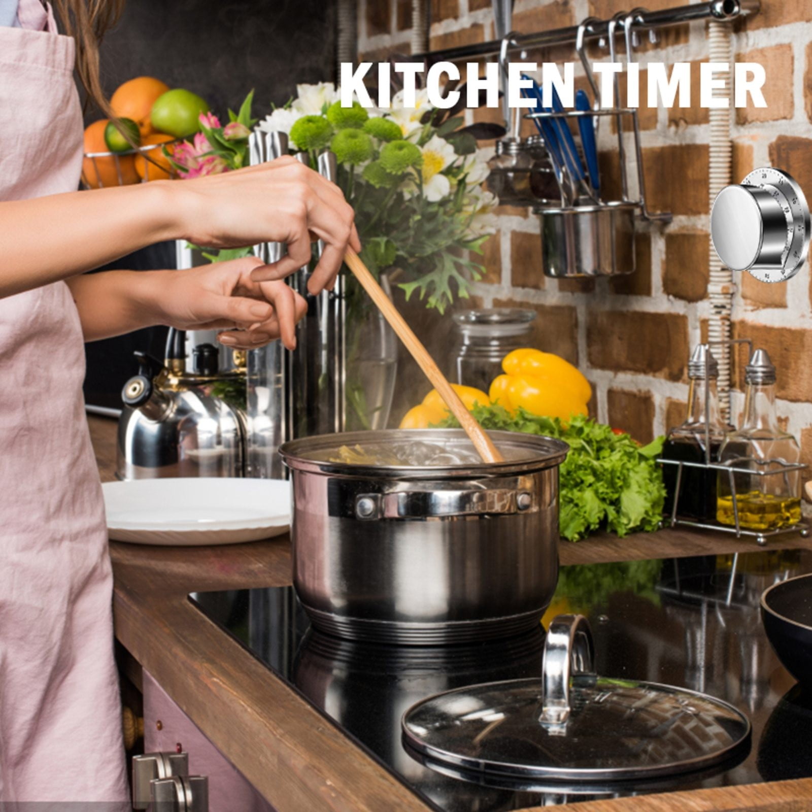 UYUH Kitchen Timer Chef Cooking Timer Clock with Loud Alarm