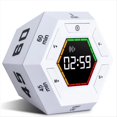 thumbnail image 1 of Temporizador de Cocina Magnético Inteligente y de Productividad, Temporizador Digital Pomodoro para Estudio, Temporizador Visual Hexagonal., 1 of 5