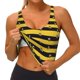 thumbnail image 3 of Balery Striped With Bees Sujetadores deportivos con espalda cruzada para mujer, acolchados, sin costuras, de alto impacto, ideales para yoga, gimnasio, entrenamiento y fitness.-, 3 of 8