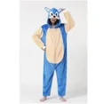 thumbnail image 4 of Pijama de una pieza de franela con dibujos de animales para invierno, cálido, para Halloween, Navidad, cosplay, con cremallera, ropa de estar por casa de Sonic, monos para niños, 4 of 4