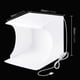 thumbnail image 2 of Caja de estudio fotográfico con luz ajustable, mini caja de luz fotográfica, softbox de iluminación de fotografía portátil Kit de fondo de 6 colores con anillo Luz blanca 6500 K Luz cálida 3200 K, 24, 2 of 8