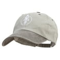 thumbnail image 2 of US Space Rocket Force Embroidered Pigment Dyed Wash Cap - Beige Brown OSFM, 2 of 5