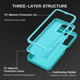 thumbnail image 2 of HCTian for Motorola Moto G Power 5G 2025 Case Shockproof Dust/Drop Proof 3-Layer Full Body Protection [Without Screen Protector] Rugged Heavy Duty Cover Case for Moto G Power 5G 2025 6.8", 2 of 7