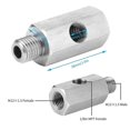 thumbnail image 3 of Male to Female 1/8in to M12X1.5 Adapter Turbo Oil Pressure Sensor Supply Feed Line Gauge Fit for Honda, 3 of 5