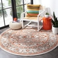 thumbnail image 4 of SAFAVIEH Cabana Greta Beige/Orange 2'2"X9' Runner Indoor/Outdoor Area Rug Beige/Orange, 6'7" x 6'7" Round, 4 of 11
