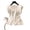White, variant on Women's Casual Satin V-Neck Drawstring Shirt Top,Elegant Blouse for Women,Summer Tunic with Adjustable Tie,White,S