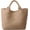 Apricot, variant on Woven Bag for Women, Vegan Leather Tote Bag Large Summer Beach Travel Handbag and Purse Retro Handmade Shoulder Bag