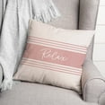 thumbnail image 3 of Creative Products Relax Linen Pink 20 x 20 Indoor / Outdoor Pillow, 3 of 3