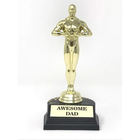 Engraved Acrylic Awards - Aahs Engraving World's Best Award Trophy (Awesome Dad (7 inches))
