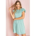 thumbnail image 5 of Sage Flutter Sleeve Midi Dress_Plus, 5 of 6