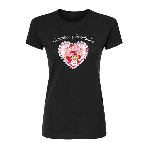 Strawberry Shortcake - Coquette Heart - Juniors Fitted Graphic T-Shirt