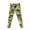 thumbnail image 7 of COEQINE Camo Yellow Grey Black Girls Sport Leggings Buttery Soft Yoga Legging High Waist Pants for Jogging Gym, for 12-13 Years Kids Girls, 7 of 7