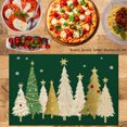 thumbnail image 2 of Jbralid Christmas Tree Pattern Linen Placemat Set of 6 for Home Kitchen Table Decor 12x18 inch, 2 of 5