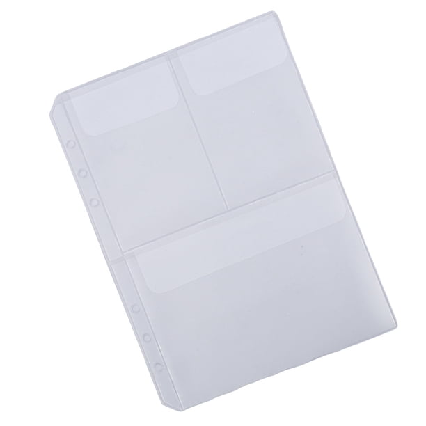 Seitruly Contenedor de bolsa con cremallera de 10 piezas, prácticos archivadores impermeables, contenedores de almacenamiento para documentos simples Carpetas de archivos TYPE2