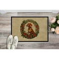 thumbnail image 3 of Carolines Treasures DAC2440MAT 18 x 27 in. Unisex Vizsla Christmas Flowers Doormat, 3 of 6
