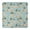 Lightblue Daisy Flower, variant on Lightblue Daisy Flower Yellow Centers Pattern Square Fitted Tablecloth with Elastic Edge,Square Table Cover,Washable Elastic Table Cover for Home Kitchen Party Decor 34"x34"