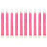 10pcs 6 pulgadas Glow Light Sticks Impermeable Supervivencia Senderismo Camping Gear (Rosa)