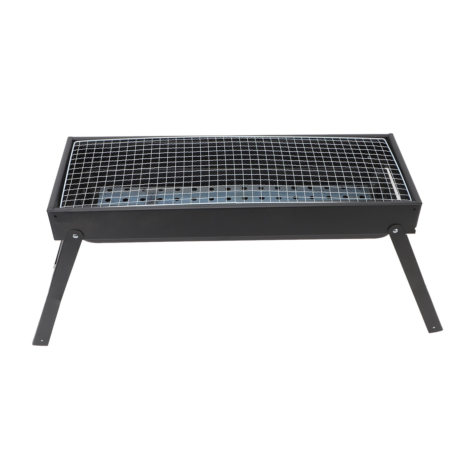 YAHHU Mini Portable Charcoal Barbecue Grill Outdoor Folding BBQ Accessories Iron 10 inches / 25.4 cm