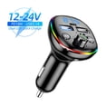 thumbnail image 1 of PD Transmetteur FM 18W Sans Fil Bluetooth 5.0 Kit Voiture Mains Libres Chargeur Rapide Double USB Modulateur Radio Lecteur MP3 Support Carte TF, 1 of 1