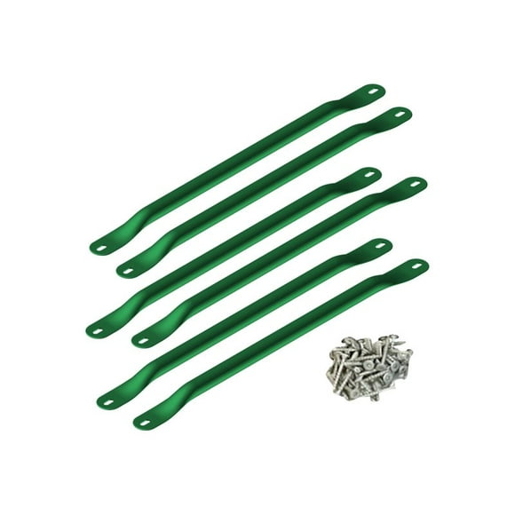 Swing-N-Slide WS 4564 Metal Monkey Bars with Six 21.5" Metal Rungs with Hardware, Green