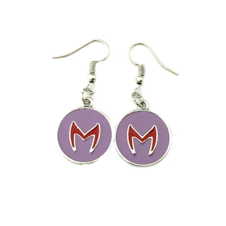 Enameled Witchs - Scarlet Witch Enamel Dangle Earrings